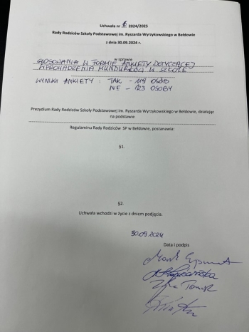 Dokumentacja pierwszego zebrania