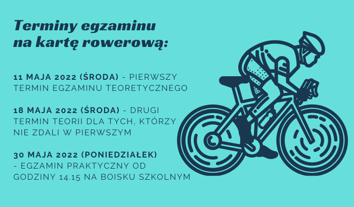 Terminy egzaminu na kartę rowerową