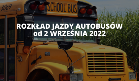 Rozkład jazdy autobusów od 02.09.2022 r.