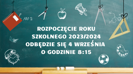 ROZPOCZĘCIE ROKU SZKOLNEGO I ROZKŁAD JAZDY AUTOBUSÓW