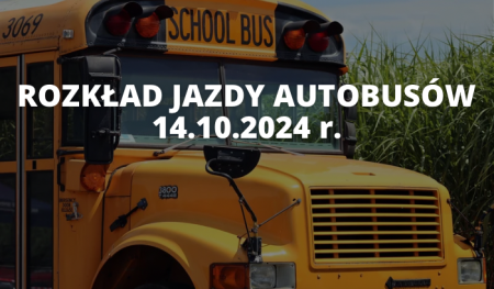 Rozkład jazdy autobusów 14.10