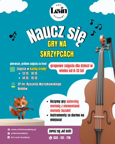 Zajęcia gry na skrzypcach