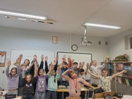 Lekcja kleksografii w 4B