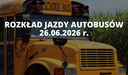 Rozkład jazdy autobusów 26.06.2026