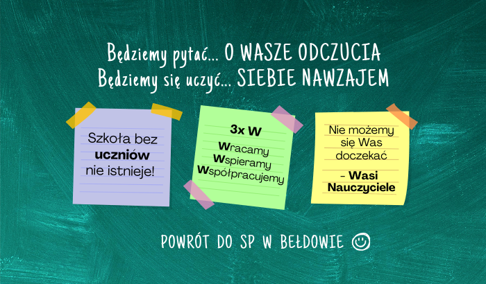 Powrót do szkoły!